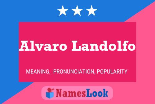 ملصق اسم Alvaro Landolfo