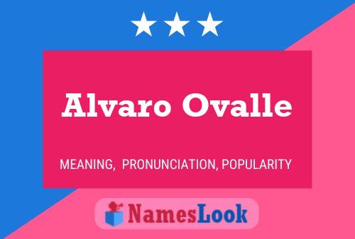 ملصق اسم Alvaro Ovalle