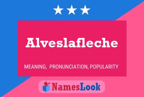 ملصق اسم Alveslafleche