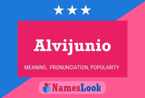 ملصق اسم Alvijunio