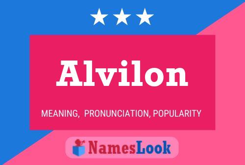 ملصق اسم Alvilon