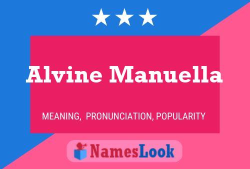 ملصق اسم Alvine Manuella