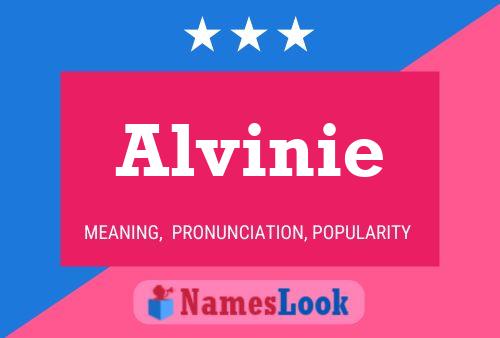 ملصق اسم Alvinie