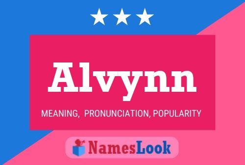 ملصق اسم Alvynn