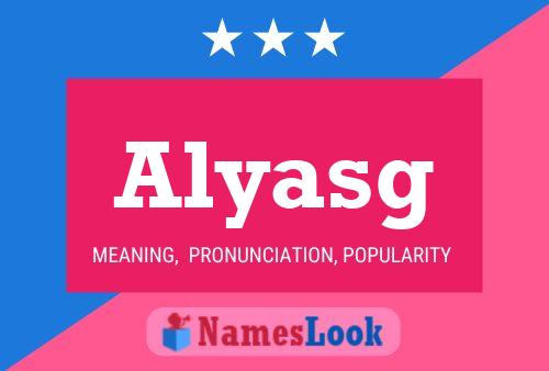 ملصق اسم Alyasg