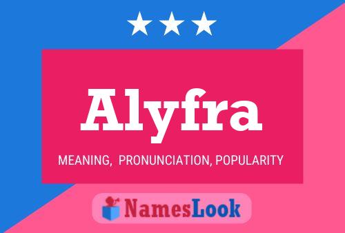 ملصق اسم Alyfra