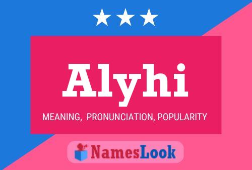 ملصق اسم Alyhi