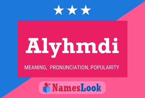 ملصق اسم Alyhmdi