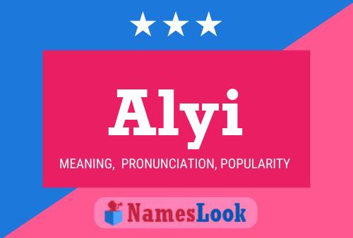 ملصق اسم Alyi