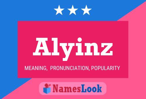 ملصق اسم Alyinz