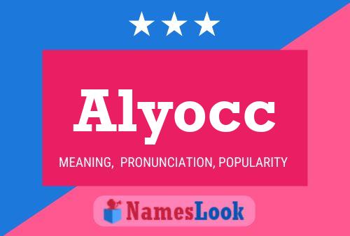 ملصق اسم Alyocc