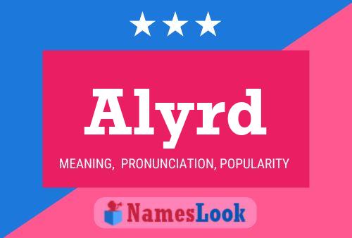 ملصق اسم Alyrd