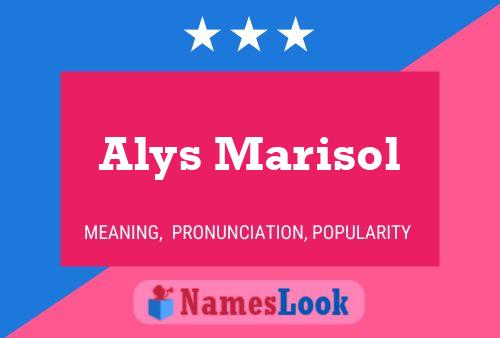 ملصق اسم Alys Marisol