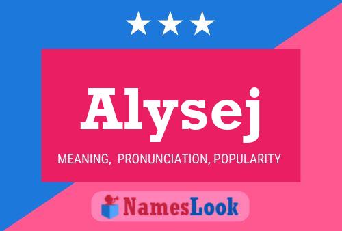 ملصق اسم Alysej