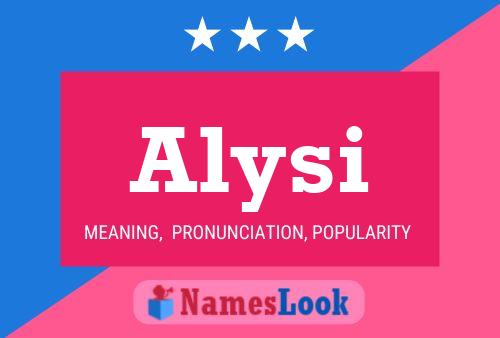 ملصق اسم Alysi