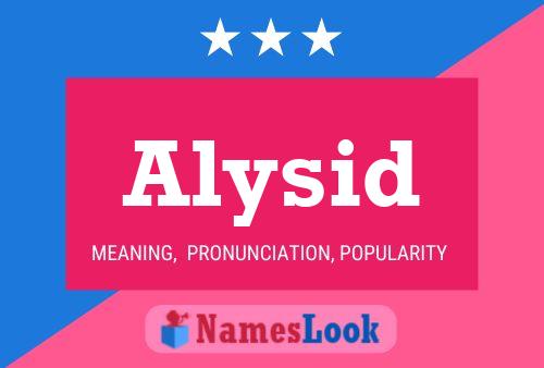 ملصق اسم Alysid