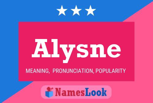 ملصق اسم Alysne