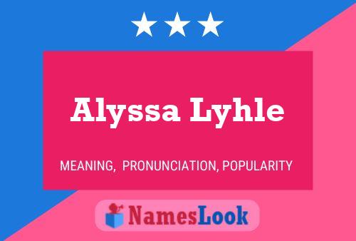 ملصق اسم Alyssa Lyhle