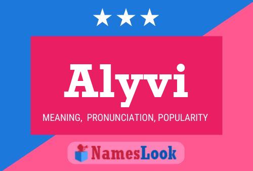 ملصق اسم Alyvi