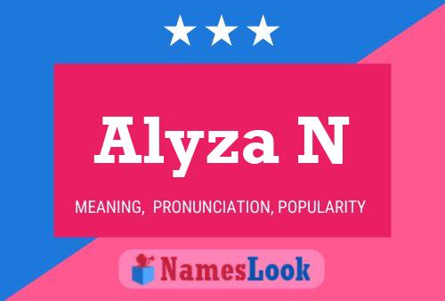 ملصق اسم Alyza N