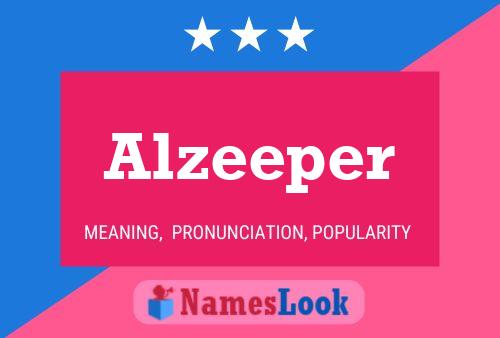 ملصق اسم Alzeeper