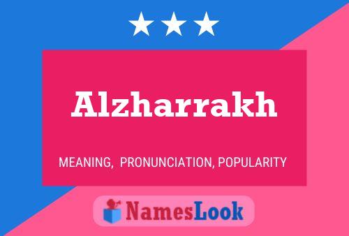 ملصق اسم Alzharrakh