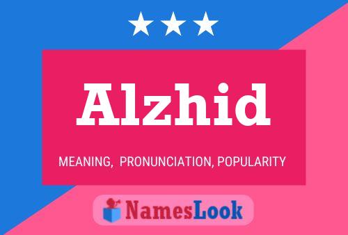 ملصق اسم Alzhid