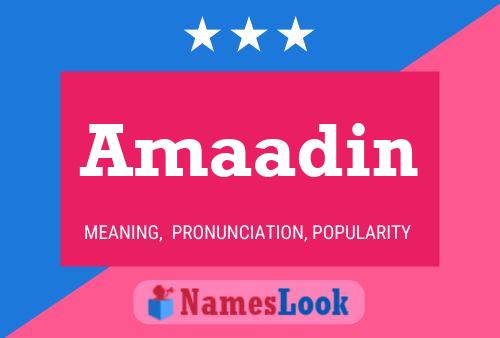 ملصق اسم Amaadin