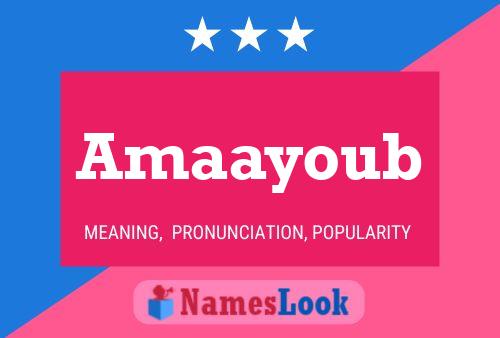 ملصق اسم Amaayoub