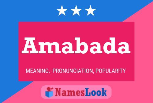 ملصق اسم Amabada