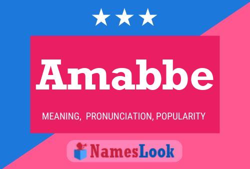 ملصق اسم Amabbe