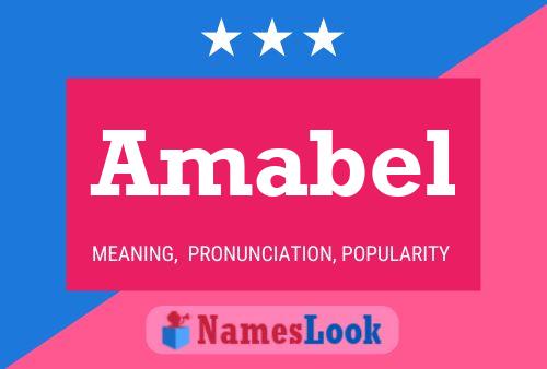 ملصق اسم Amabel