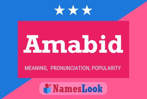 ملصق اسم Amabid