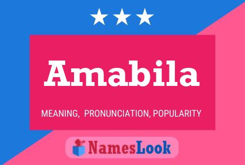 ملصق اسم Amabila