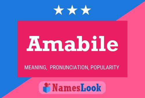 ملصق اسم Amabile