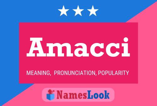 ملصق اسم Amacci