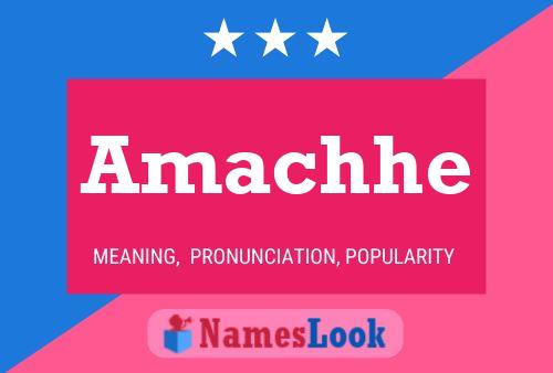 ملصق اسم Amachhe