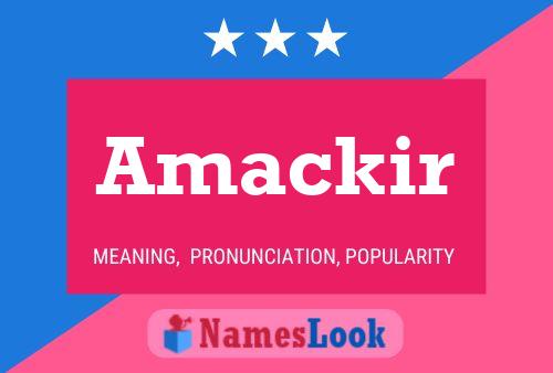 ملصق اسم Amackir