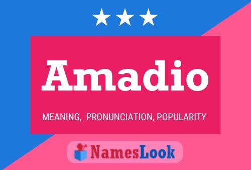 ملصق اسم Amadio