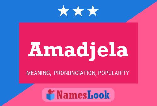 ملصق اسم Amadjela