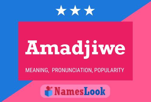 ملصق اسم Amadjiwe