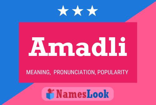 ملصق اسم Amadli