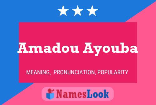 ملصق اسم Amadou Ayouba