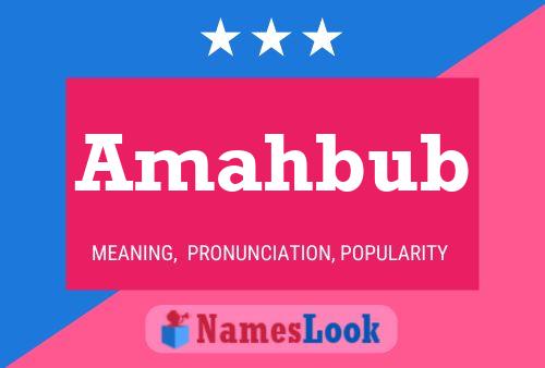 ملصق اسم Amahbub