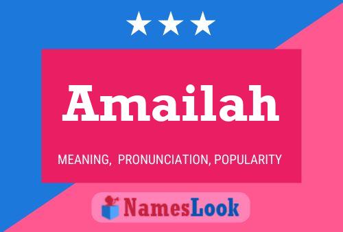 ملصق اسم Amailah