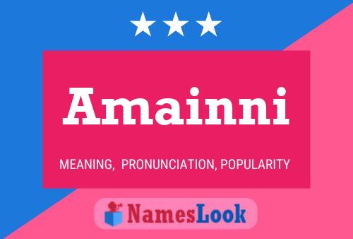 ملصق اسم Amainni