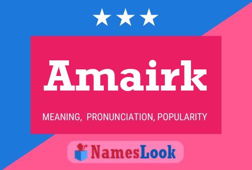 ملصق اسم Amairk