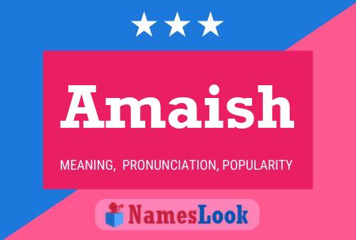 ملصق اسم Amaish