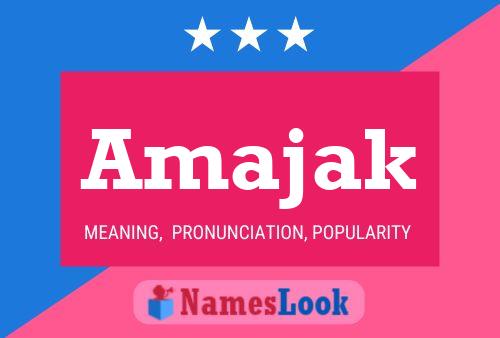 ملصق اسم Amajak