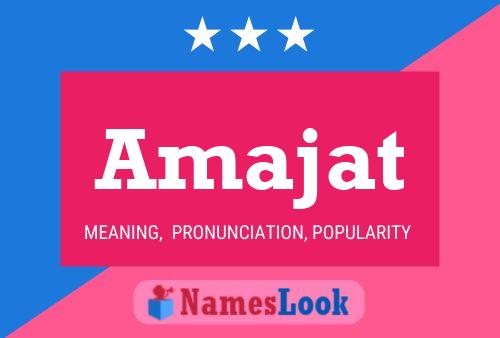 ملصق اسم Amajat